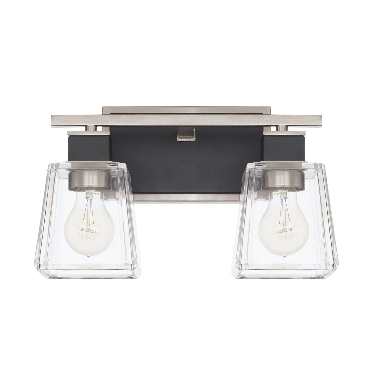 Capital Lighting 125221BT-445 Tux 2 Light Vanity Black Tie