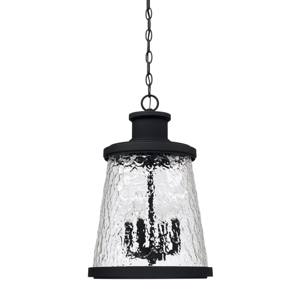 Capital Lighting 926542BK Tory 4 Light Outdoor Hanging Lantern Black