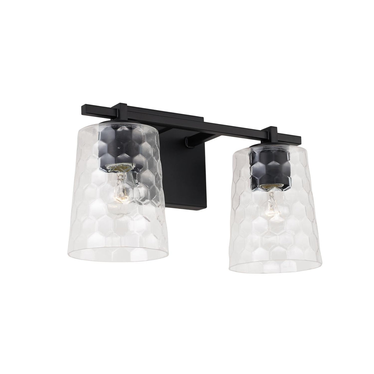 Capital Lighting 143521MB-517 Burke 2 Light Vanity Matte Black