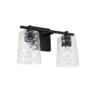 Capital Lighting 143521MB-517 Burke 2 Light Vanity Matte Black
