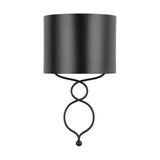 Capital Lighting 631612MB Sonnet 1 Light Sconce Matte Black