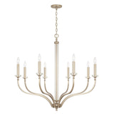 Capital Lighting 444881BS Breigh 8 Light Chandelier Brushed Champagne