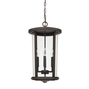 Capital Lighting 926742OZ Howell 4 Light Outdoor Hanging Lantern Oiled Bronze