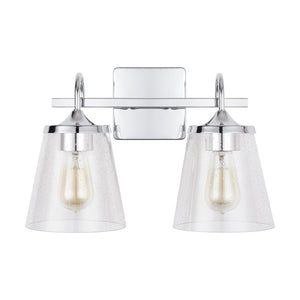 Capital Lighting 139122CH-496 Jayne 2 Light Vanity Chrome
