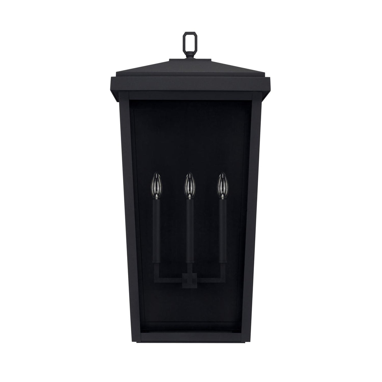 Capital Lighting 926231BK Donnelly 3 Light Outdoor Wall Lantern Black