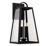 Capital Lighting 943743BK Leighton 4 Light Outdoor Wall Lantern Black