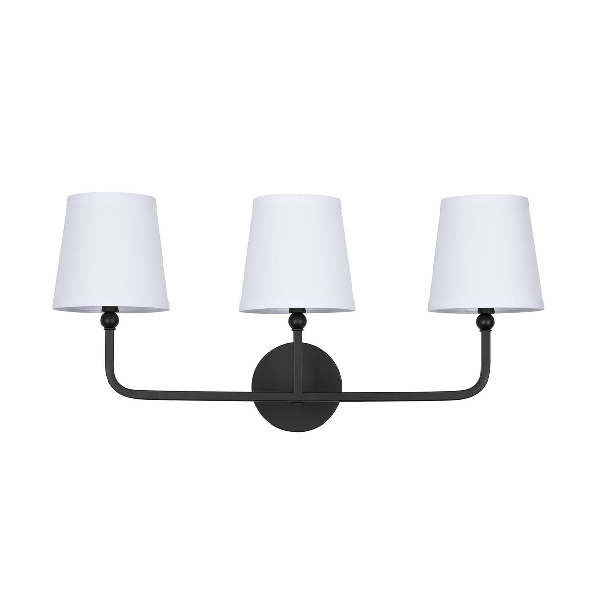 Capital Lighting 119331MB-674 Dawson 3 Light Vanity Matte Black