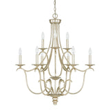 Capital Lighting 4729WG-000 Bailey 9 Light Chandelier Winter Gold