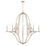 Capital Lighting 450001BS Claire 12 Light Chandelier Brushed Champagne