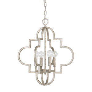Capital Lighting 4541AS Ellis 4 Light Pendant Antique Silver