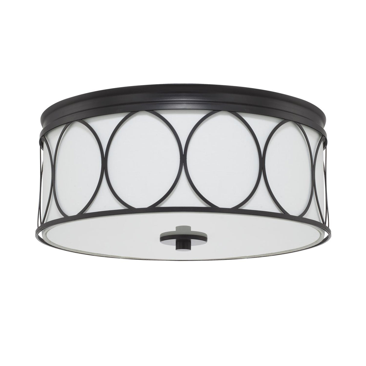 Capital Lighting 225131MB-683 Rylann 3 Light Flush Mount Matte Black