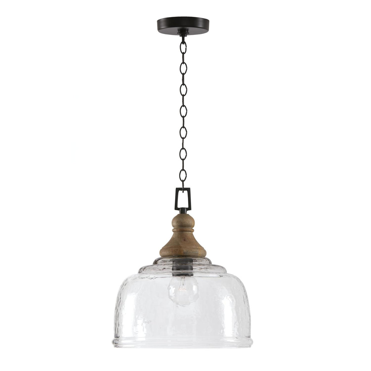 Capital Lighting 330318YG Julian 1 Light Pendant Grey Wash and Grey Iron