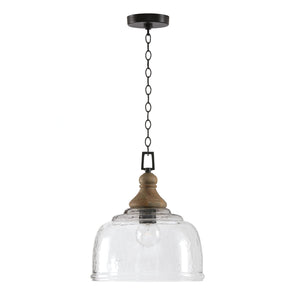 Capital Lighting 330318YG Julian 1 Light Pendant Grey Wash and Grey Iron