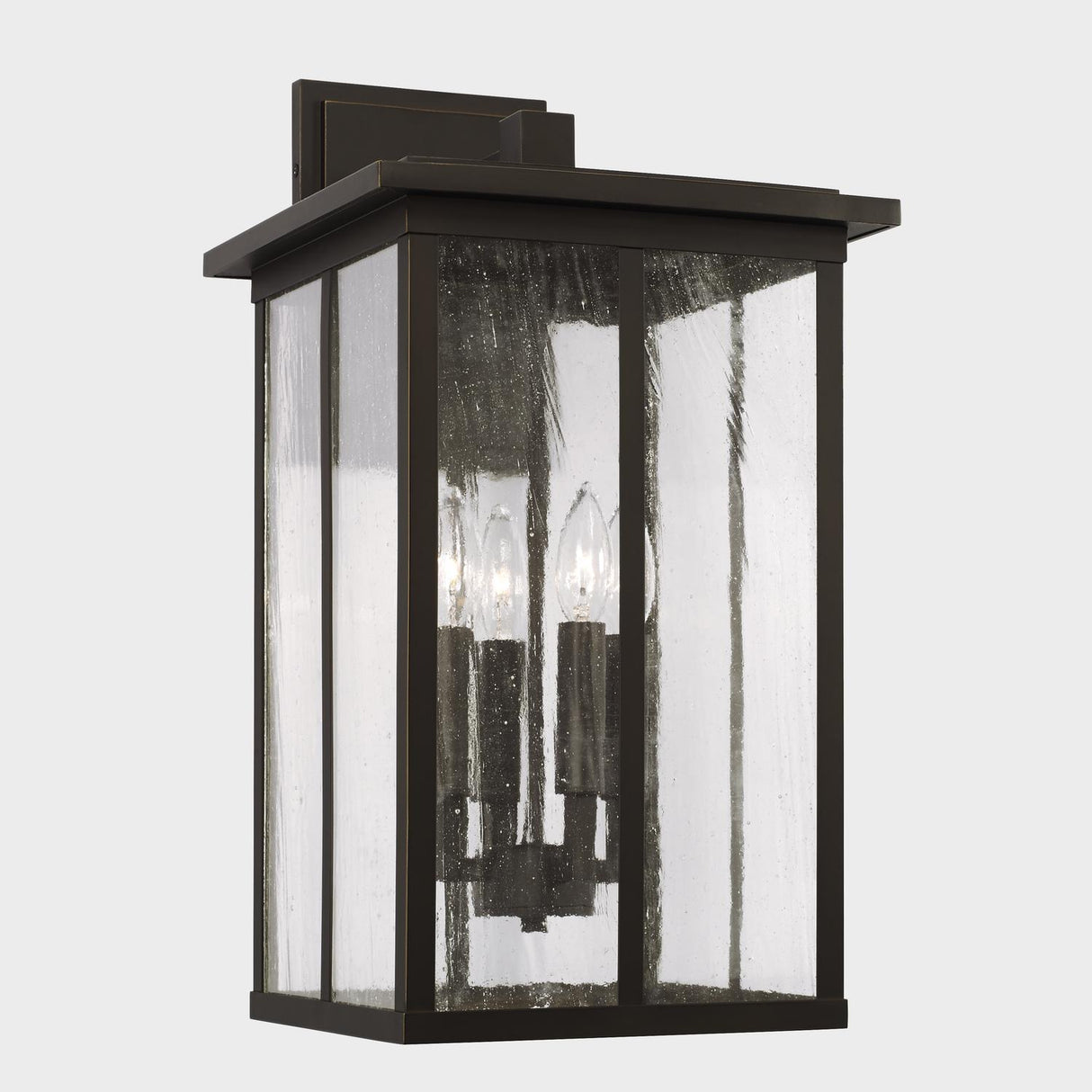 Capital Lighting 943843OZ Barrett 4 Light Outdoor Wall Lantern Oiled Bronze