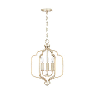 Capital Lighting 538731WG Ophelia 3 Light Foyer Winter Gold