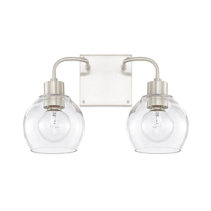 Capital Lighting 120021BN-426 Tanner 2 Light Vanity Brushed Nickel
