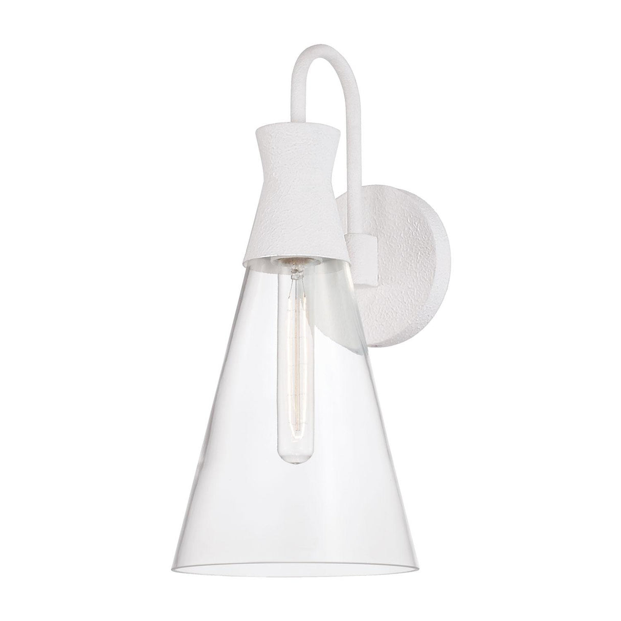 Capital Lighting 650311XW Paloma 1 Light Sconce Textured White