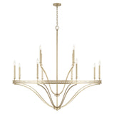 Capital Lighting 443101WG Isabella 12 Light Chandelier Winter Gold