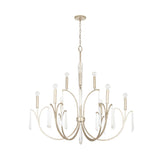 Capital Lighting 437001WG Gwyneth 10 Light Chandelier Winter Gold