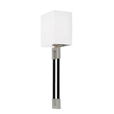 Capital Lighting 644711NK Bleeker 1 Light Sconce Polished Nickel and Matte Black