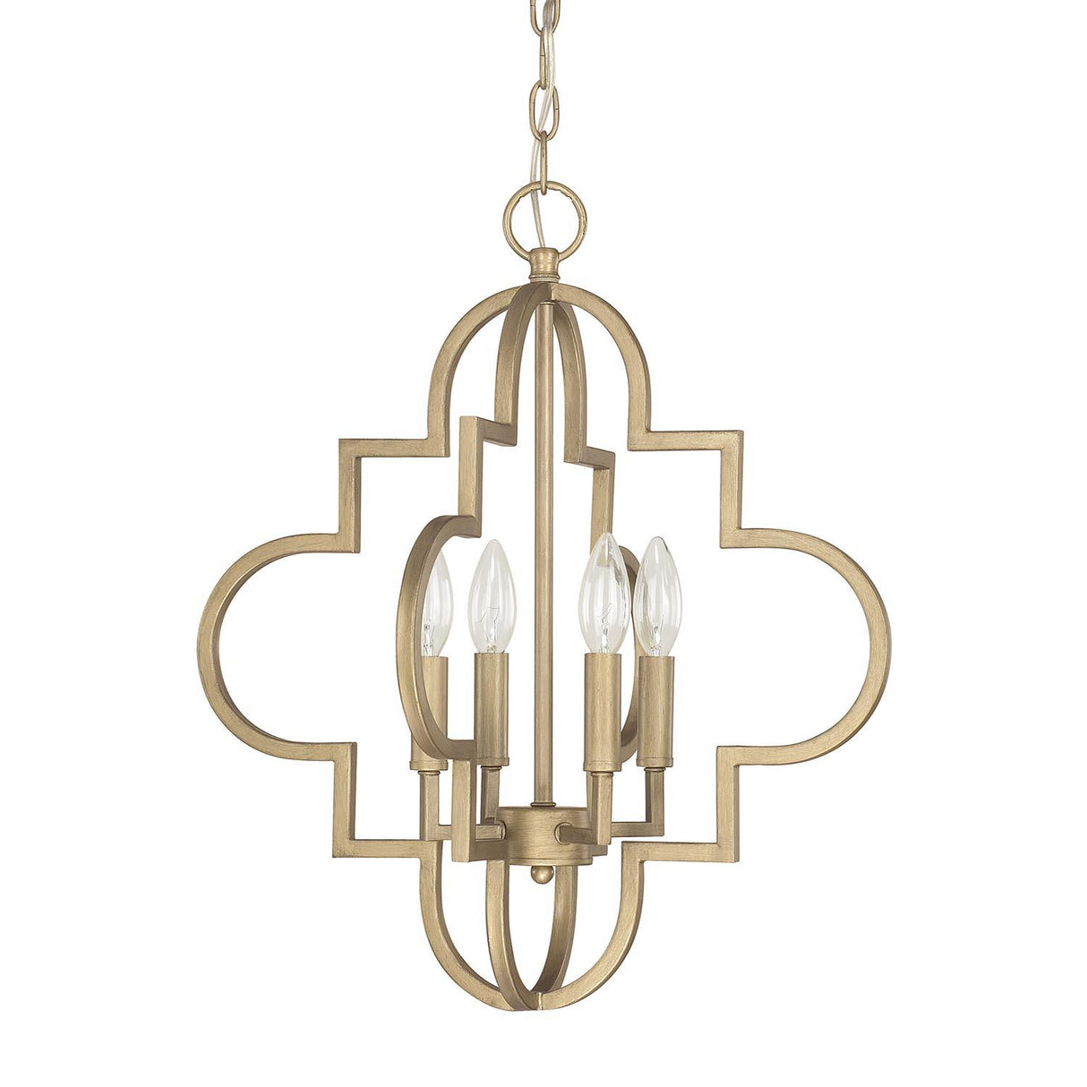 Capital Lighting 4541BG Ellis 4 Light Pendant Brushed Gold
