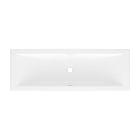 Rossendale 42" x 15" Undermount or Drop-In Lavatory Sink Standard White