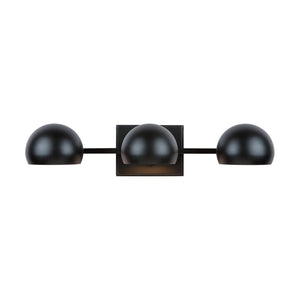 Capital Lighting 133131MB Hadley 3 Light Vanity Matte Black