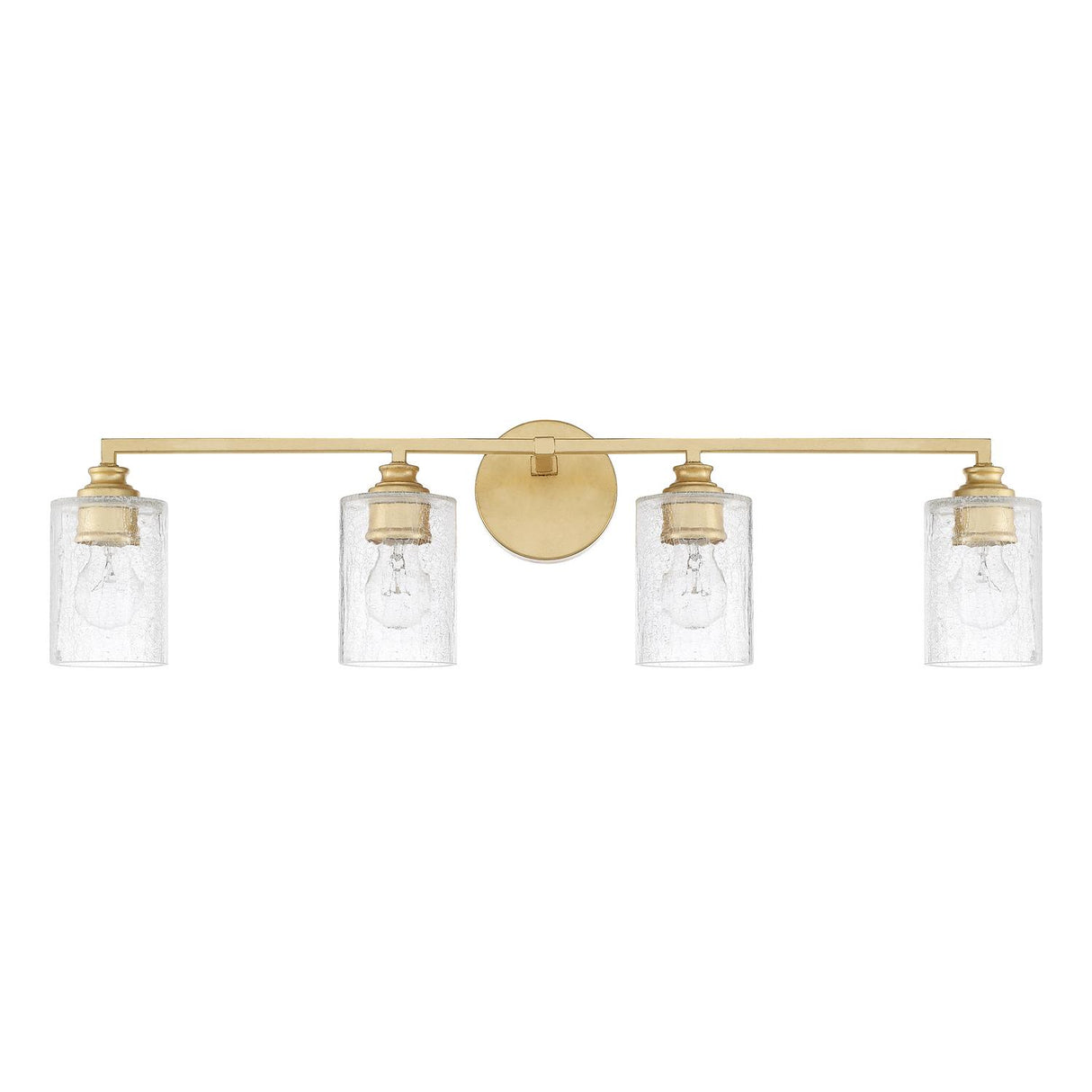 Capital Lighting 120541CG-422 Milan 4 Light Vanity Capital Gold