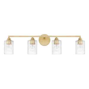 Capital Lighting 120541CG-422 Milan 4 Light Vanity Capital Gold