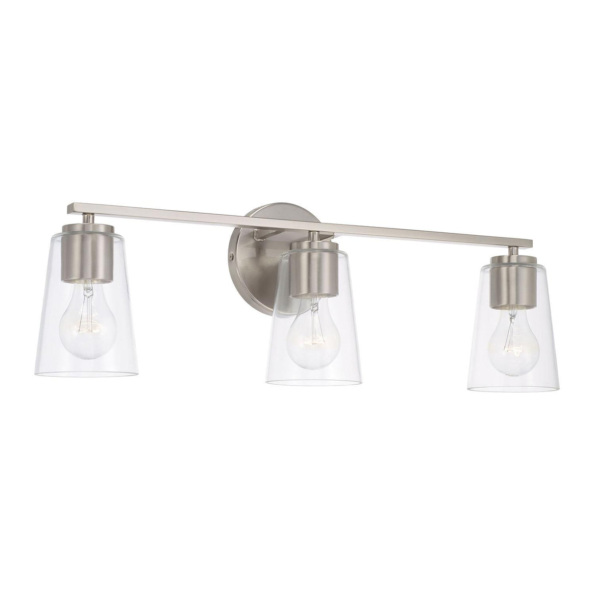 Capital Lighting 148631BN-537 Portman 3 Light Vanity Brushed Nickel