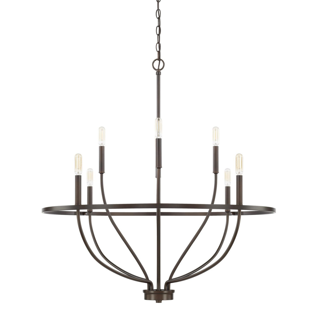 Capital Lighting 428581BZ Greyson 8 Light Chandelier Bronze