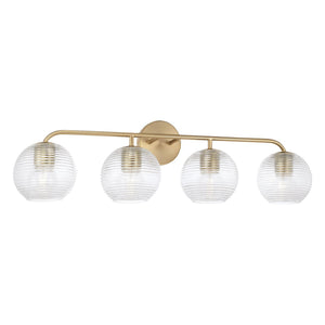 Capital Lighting 149941MA-544 Dolan 4 Light Vanity Matte Brass