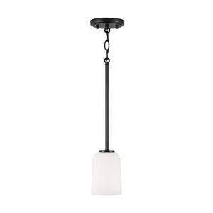 Capital Lighting 348812MB-542 Lawson 1 Light Mini Pendant Matte Black