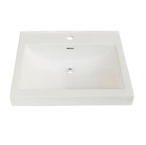 22x18" White Ceramic Sink
