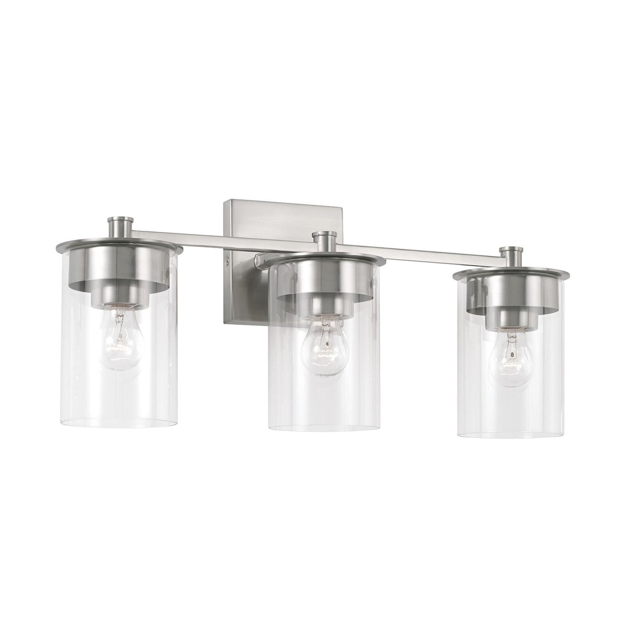 Capital Lighting 146831BN-532 Mason 3 Light Vanity Brushed Nickel