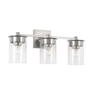 Capital Lighting 146831BN-532 Mason 3 Light Vanity Brushed Nickel