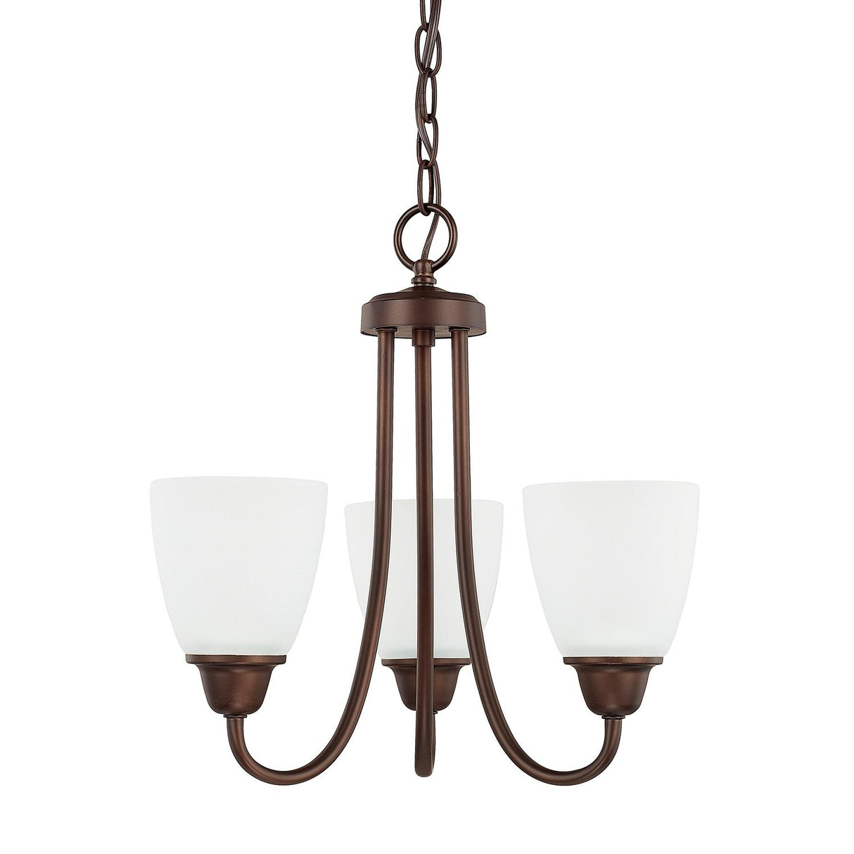 Capital Lighting 415131BZ-337 Trenton 3 Light Chandelier Bronze