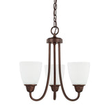 Capital Lighting 415131BZ-337 Trenton 3 Light Chandelier Bronze