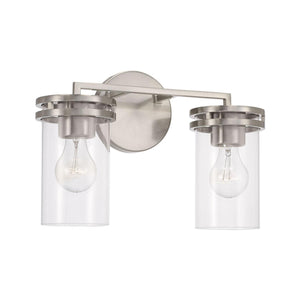 Capital Lighting 148721BN-539 Fuller 2 Light Vanity Brushed Nickel