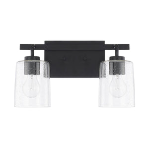 Capital Lighting 128521MB-449 Greyson 2 Light Vanity Matte Black