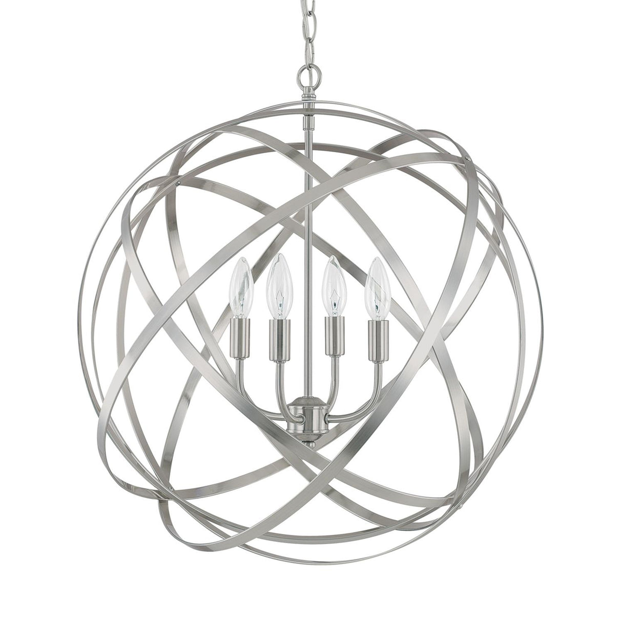 Capital Lighting 4234BN Axis 4 Light Pendant Brushed Nickel