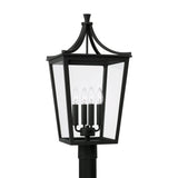 Capital Lighting 947943BK Adair 4 Light Outdoor Post Lantern Black