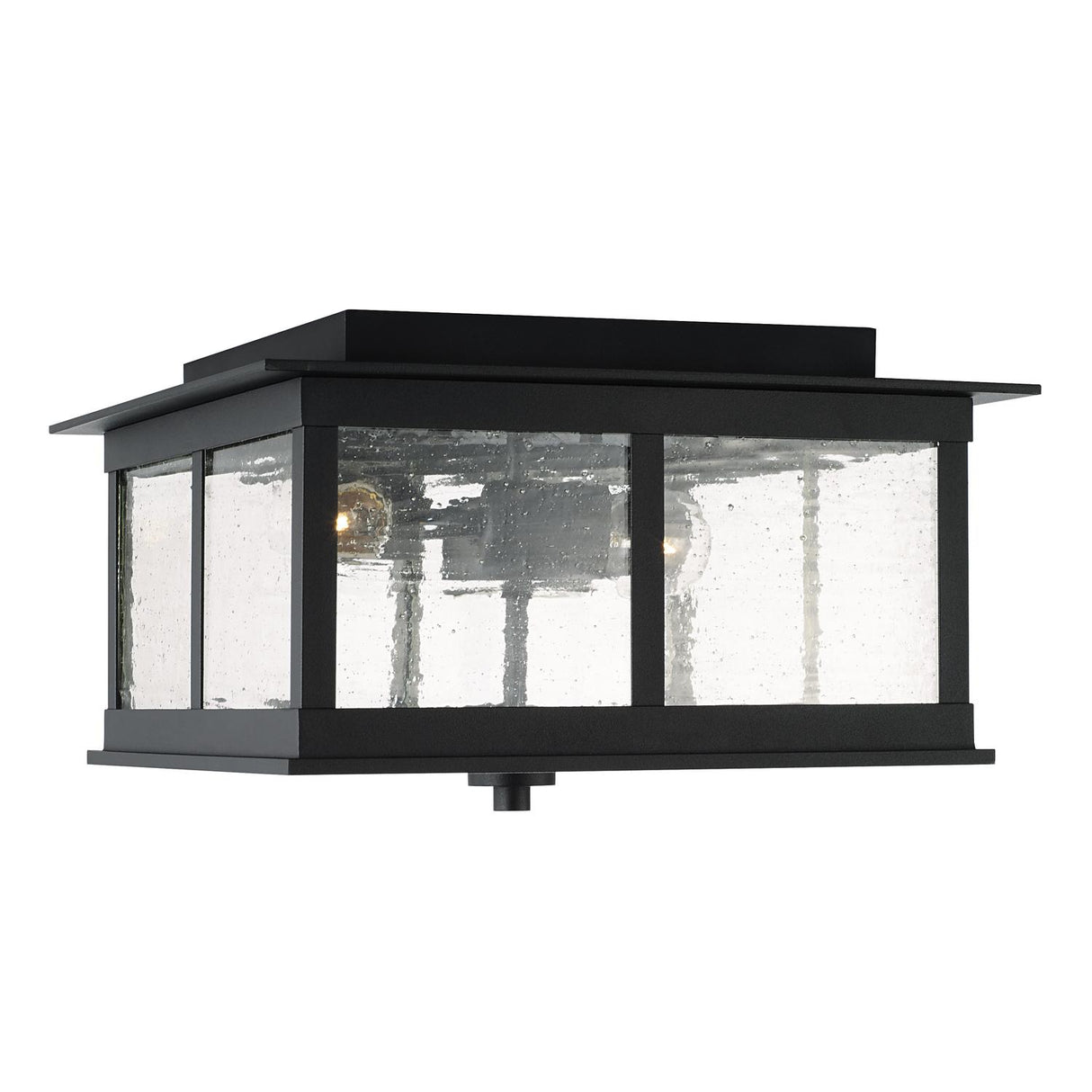 Capital Lighting 943836BK Barrett 3 Light Outdoor Flush Black