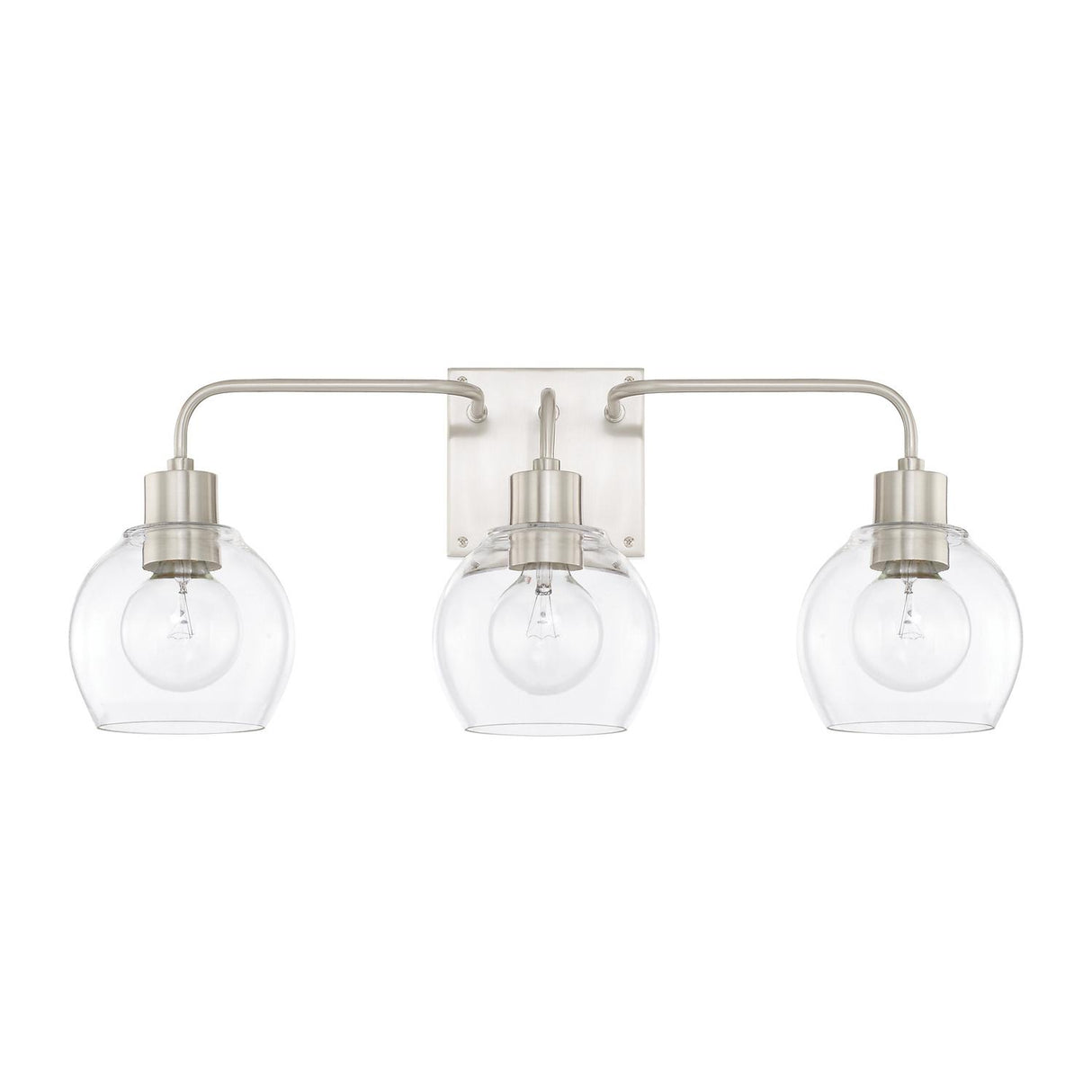 Capital Lighting 120031BN-426 Tanner 3 Light Vanity Brushed Nickel