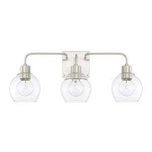 Capital Lighting 120031BN-426 Tanner 3 Light Vanity Brushed Nickel