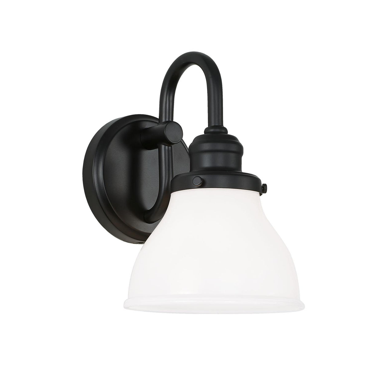 Capital Lighting 8301MB-128 Baxter 1 Light Sconce Matte Black