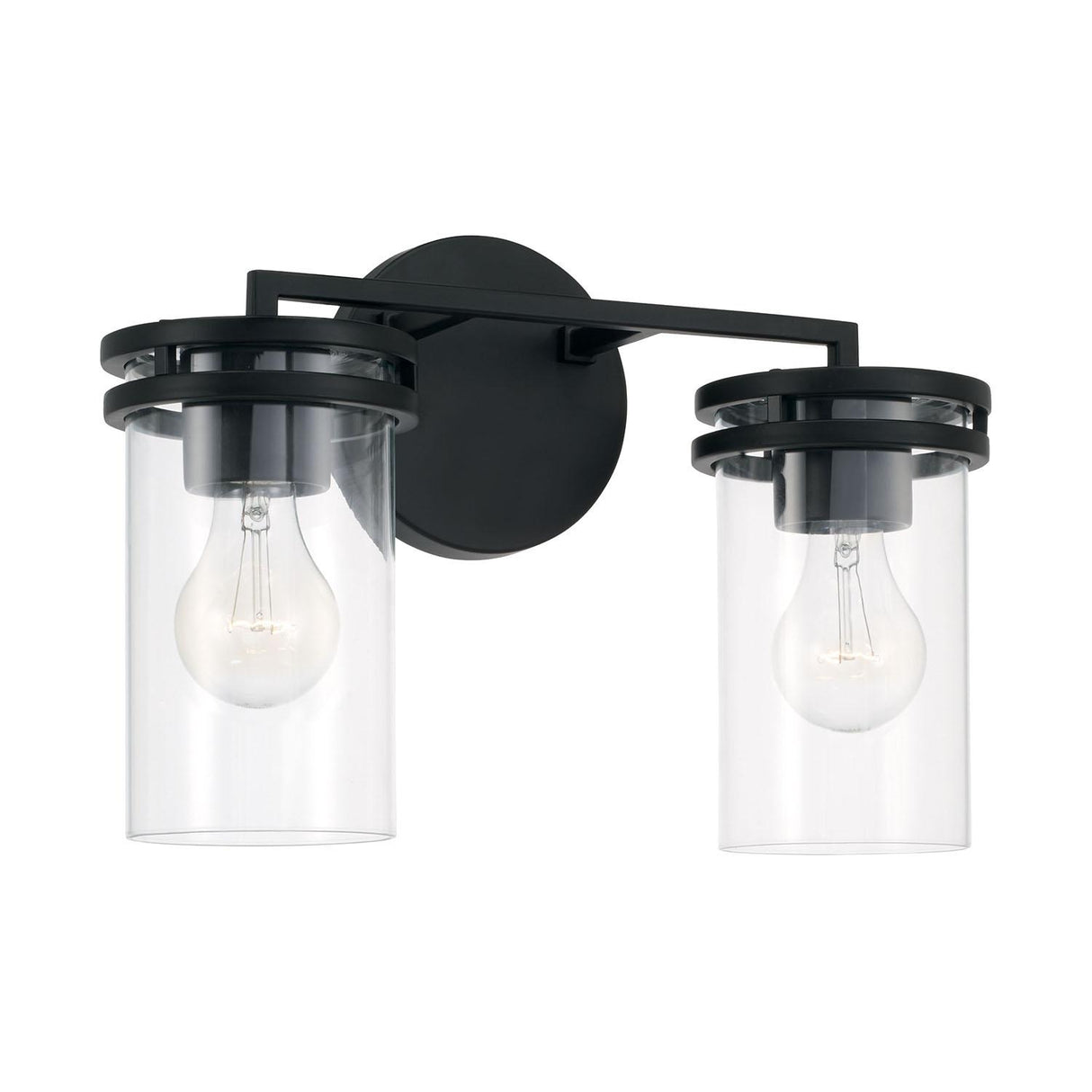Capital Lighting 148721MB-539 Fuller 2 Light Vanity Matte Black