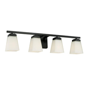 Capital Lighting 114441MB-334 Baxley 4 Light Vanity Matte Black