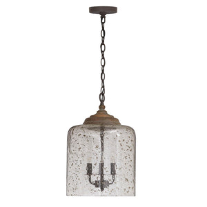 Capital Lighting 335242NG Tybee 3 Light Pendant Nordic Grey