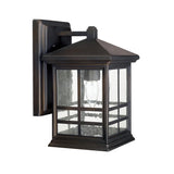 Capital Lighting 9911OB Preston 1 Light Outdoor Wall Lantern Old Bronze